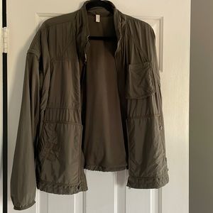 Zip off sleeves free people utility active coat